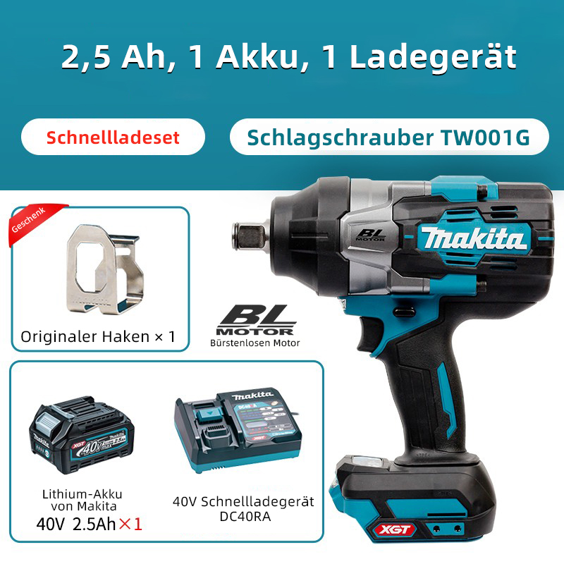 2,5 Ah (Akku*1+Ladegerät*1)